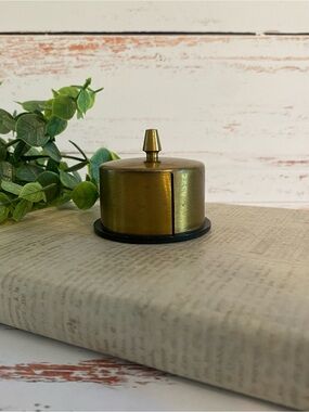Vintage Brass Stamp Dipenser